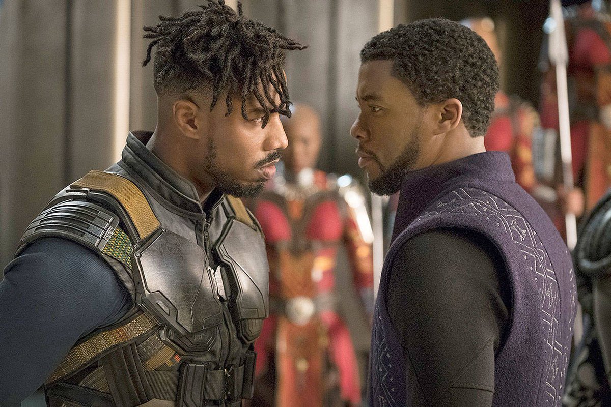 Moving onto Ryan Coogler's Black Panther, a huge milestone in Black representation in cinema & the superhero genre, both in front and behind the camera, all glued together by a towering performance by the sadly-departed Chadwick Boseman with one of the best villains, Killmonger. https://t.co/BadwICoP9y