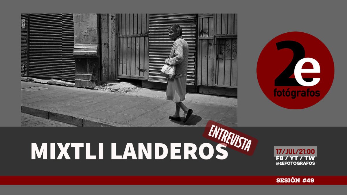 2eFotografos's tweet photo. Suscríbete y sigue la conversación en #twitch 
https://t.co/whW9B12csf 
Sesión #49. Tendremos de invitada a Mixtli Landeros para conocer su trabajo fotográfico.
Andrea Loop presentará su fotografía a partir del texto asignado en la sesión anterior.
#fotografia #2efotografos https://t.co/mooOoMCmXy