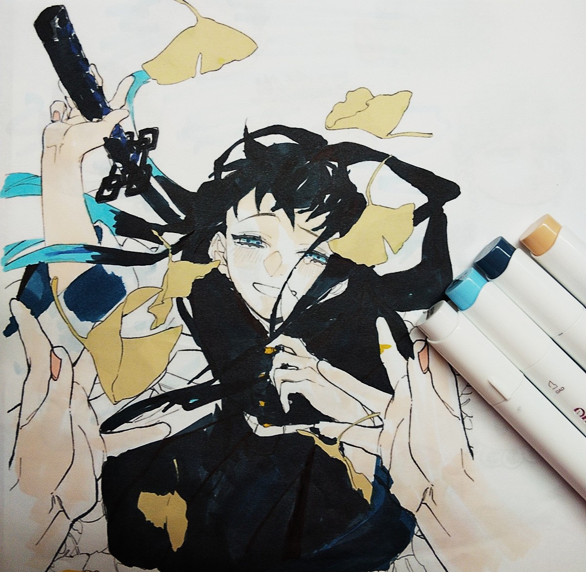 池ココ 鬼滅の刃のぬり絵をぬりました どうま 無一朗をぬるのがむずかしかった T Co Rr7cgncnjp Twitter