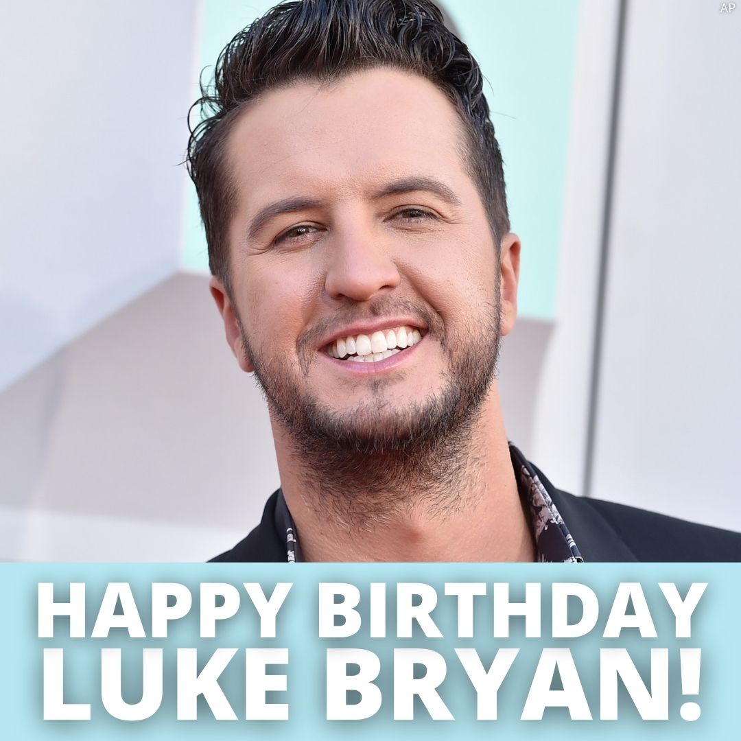 HAPPY BIRTHDAY! Luke Bryan turns 45 today. 
