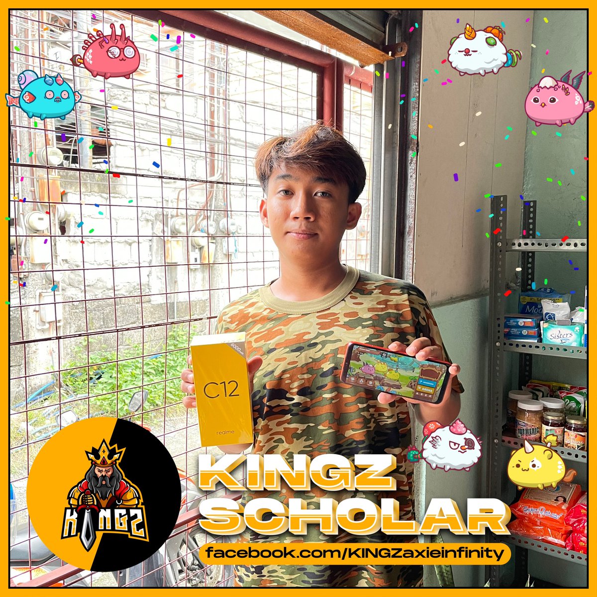 KINGZGuildGames's tweet photo. Welcome to KINGZ’S Axie Scholars! 🤝 https://t.co/ZJ9ZStjelc