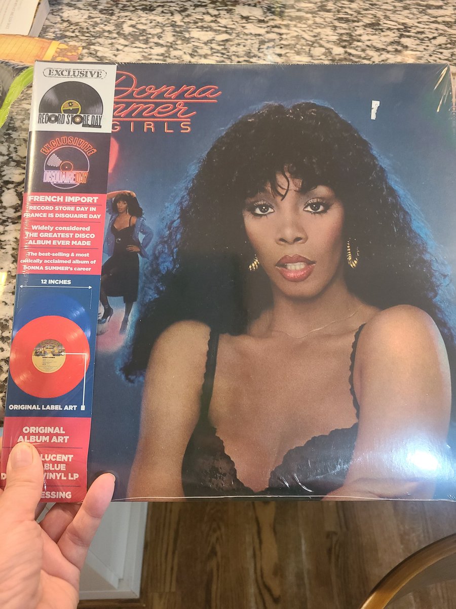 MZStrat's tweet photo. Hubby let's me sleep in but goes out to buy me Donna Summer for #RecordDay. True love. @weblawlib #plan9records https://t.co/G27X0BX0Kz