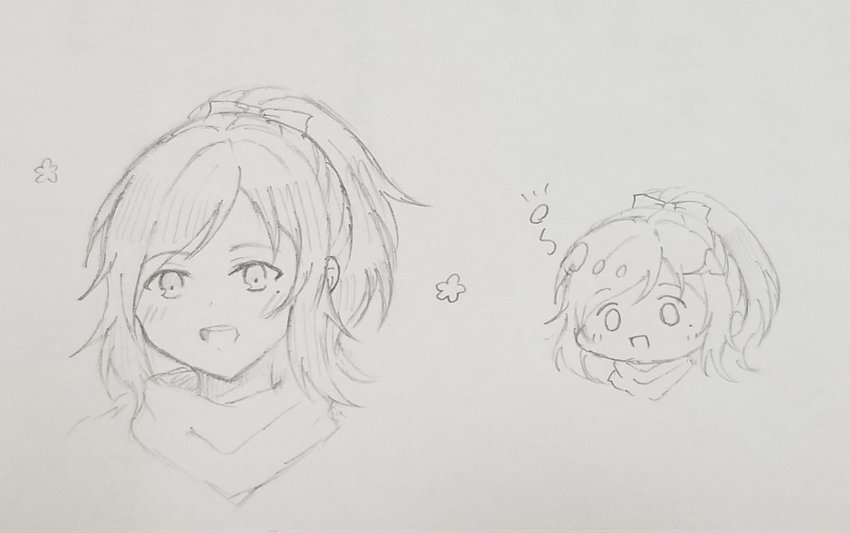 安定くん数年ぶりに描いたけど相変わらず女の子みたいになっちゃうな🥺 