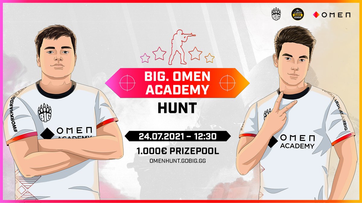 OMENbyHP_de's tweet image. Kommenden Samstag - Die BIG. OMEN Academy Hunt!

Schon am Trainieren? 😋

Jetzt eintragen und anmelden mit deiner Truppe 👇
🔗 omenhunt.gobig.gg