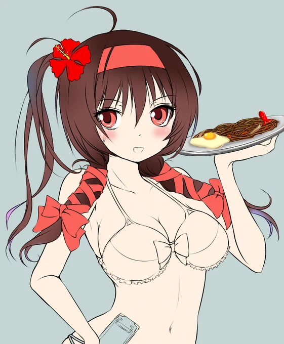 えっ…? 焼きそば描いてたら時間切れ…?それって、正義なのか、あるじ? 