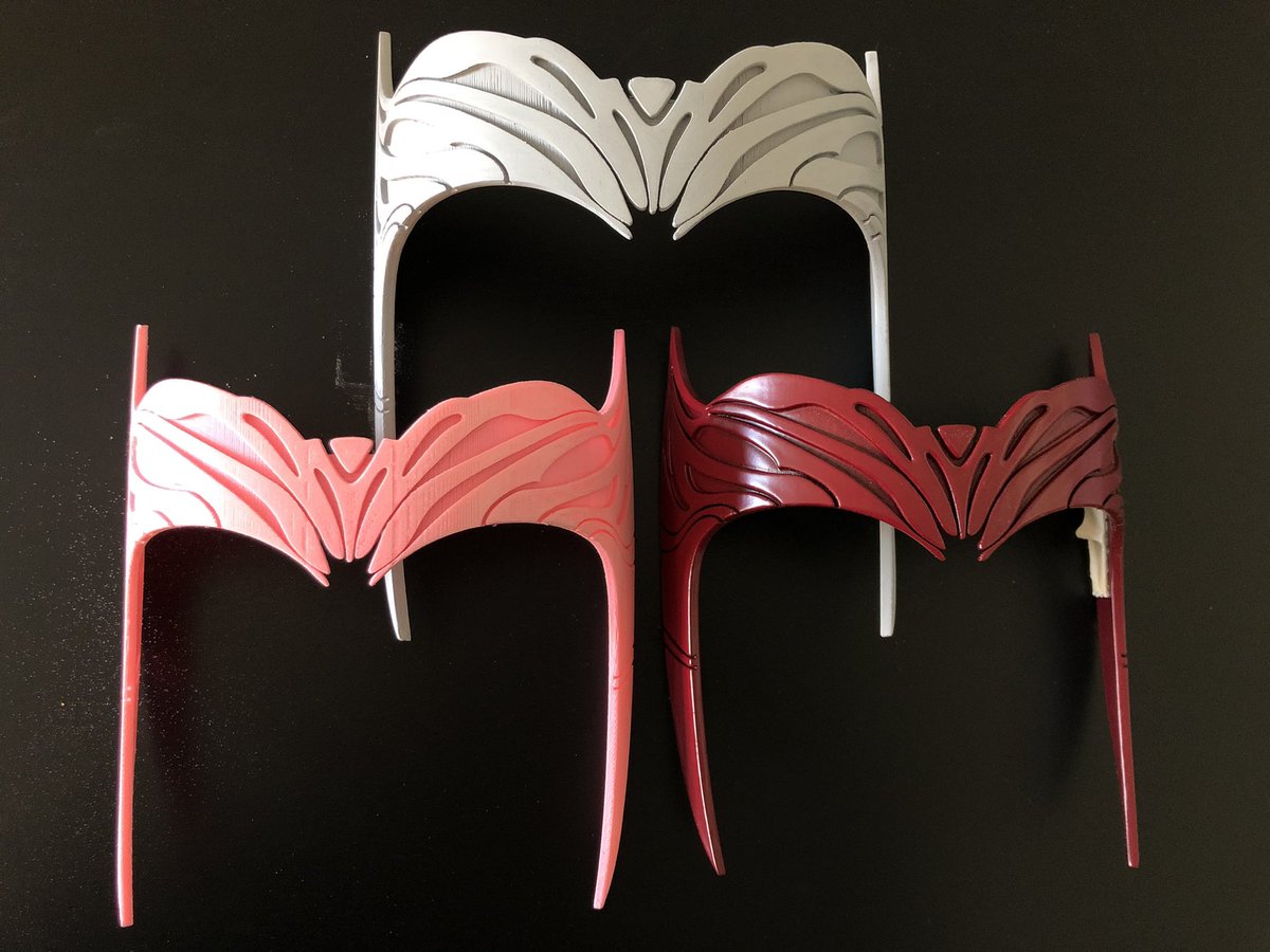 As I work on finishing getting some Loki items added to my shop it’s nice to still be getting orders for Wanda crowns. etsy.me/2VTUmGr #WandaVision #Marvel #3Dprinting #etsyshop #etsy #cosplay #ScarletWitch
