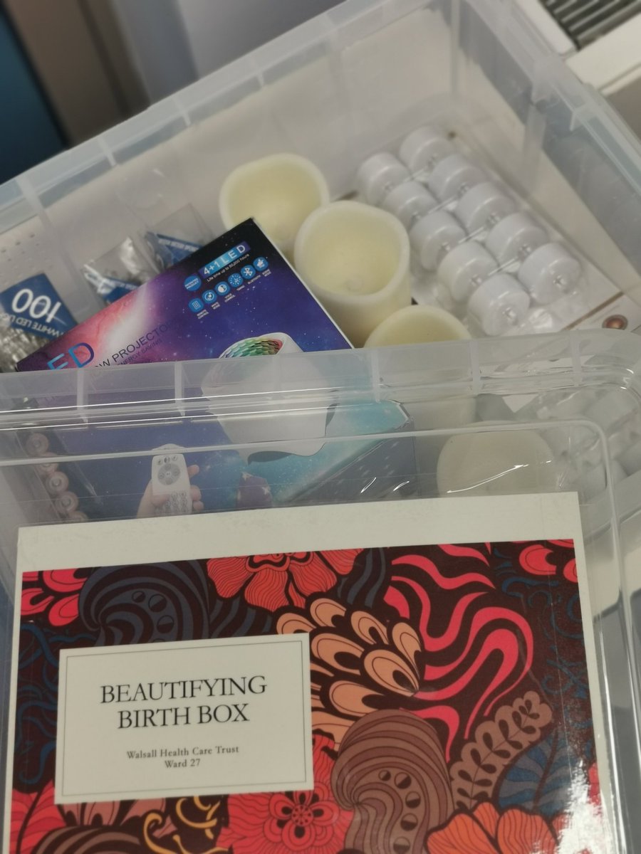 Introducing the new beautifying birth box @WalsallHcareNHS
Enabling #RealMidwivesofWalsall to provide a little bit of magic in each birth room for a positive #birthexperience to the families in walsall
#oxytocin #ambience #birthenvironment #maternity #environment #candles