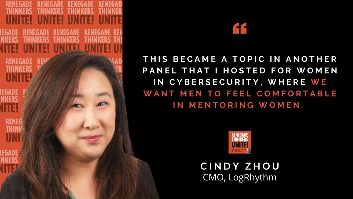 DrewNeisser's tweet photo. CMO @cindy_zhou of @LogRhythm joined #RTU to discuss the intentionality required to help achieve gender equality in the workplace, especially in cybersecurity.
Hear more insights from Cindy, @MichelleBB and @CharleneLi, here ➡️ https://t.co/yPj5Yexkp0 #CMOQuote https://t.co/CvoksfDut4