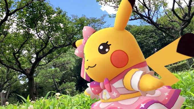 ポケモンgoで アイドルピカチュウ が話題に ポケgo トレンディソーシャルゲームス ポケモンgoで アイドルピカチュウ が話題に ポケgo トレンディソーシャルゲームス