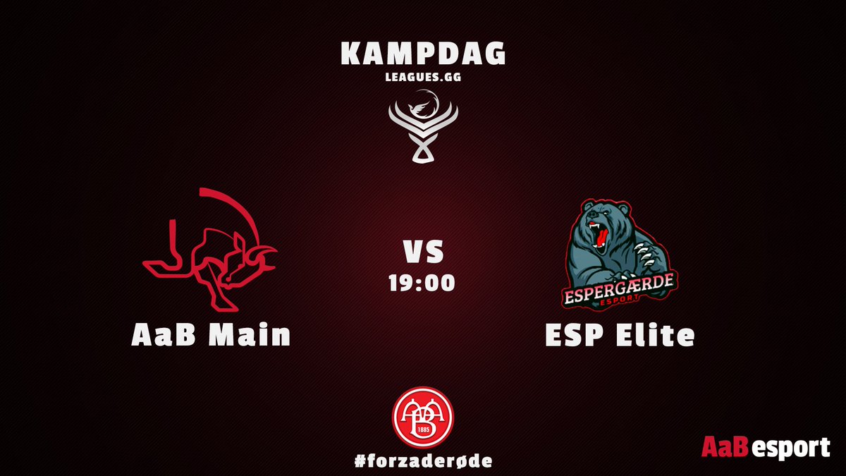 AaBesport's tweet image. [#LOL]

KAMPDAG!

Anden kamp i sæsonen for mainholdet sparkes i gang i aften! 🔴⚪

Kom og se med, når @MutraLOL og @Fafner_lol caster kampen!

📢 @Leagues_GG 

Main i CSDK: 
⏰19:00 🆚 @ESP__eSport Elite
📺twitch.tv/aabesport

#forzaderøde 
🅰️🅰️🅱️