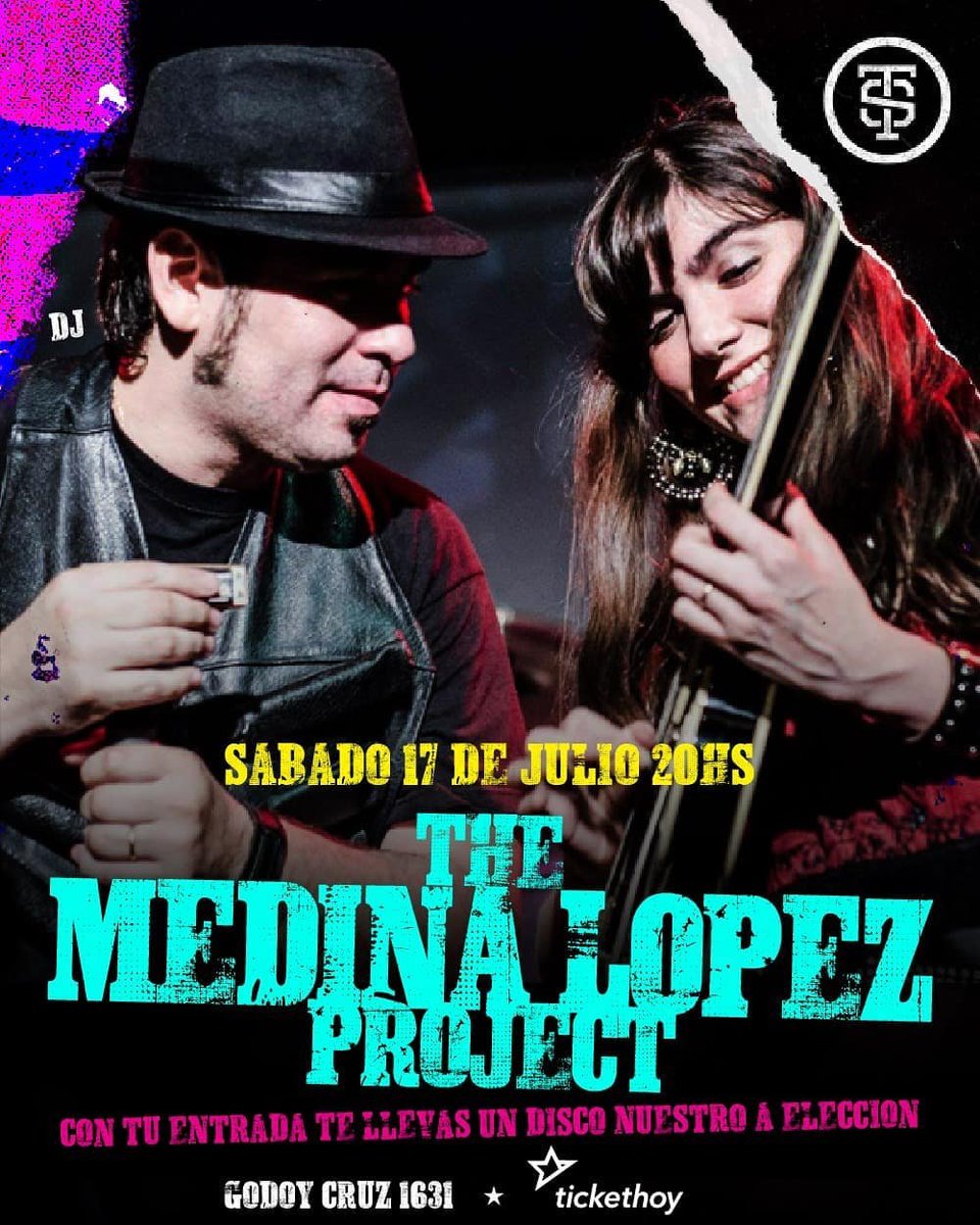 Hoy estaré cantando un tema en el show de The Medina Lopez Project, 20 hs en <a href="/StrummerBar/">StrummerBar</a> .