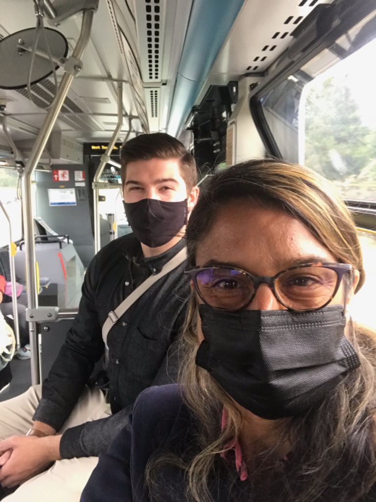 Sabina4SGI's tweet image. On the good old 75 bus with Coun. Zac de Vries to visit the wonderful Peninsula Market at Saanich Fair Grounds. #SupportPublicTransit #BuyLocal #NDP #canpoli #Singh4SGI