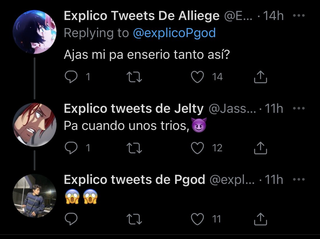 Trio onichan? 😮‍💨😮‍💨