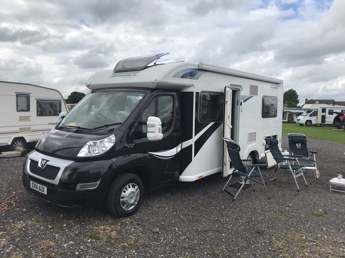 telfordcaravan's tweet photo. We are now motorhomers! Just bought a Bailey Approach Autograph and getting into the #vanwave @OvernightersUK Hitting the open road with @BritStops https://t.co/DsP0hYLfs0