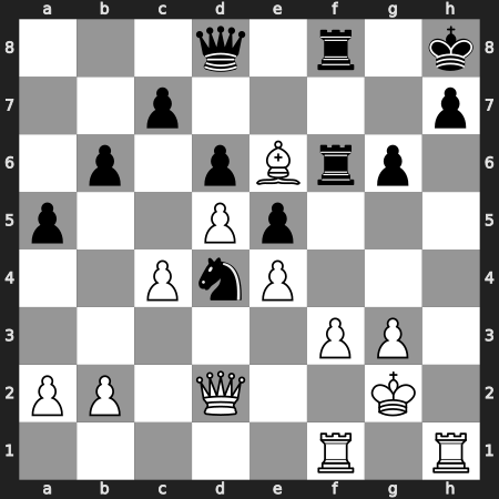 ChessMarwadi's tweet photo. White to move - Mate in 3
Solve on board with strong chess engine from here 
    👇https://t.co/nVCqPOeNag

    #chess #chesspuzzle #marwadichess https://t.co/I1zW0Ai8Vc