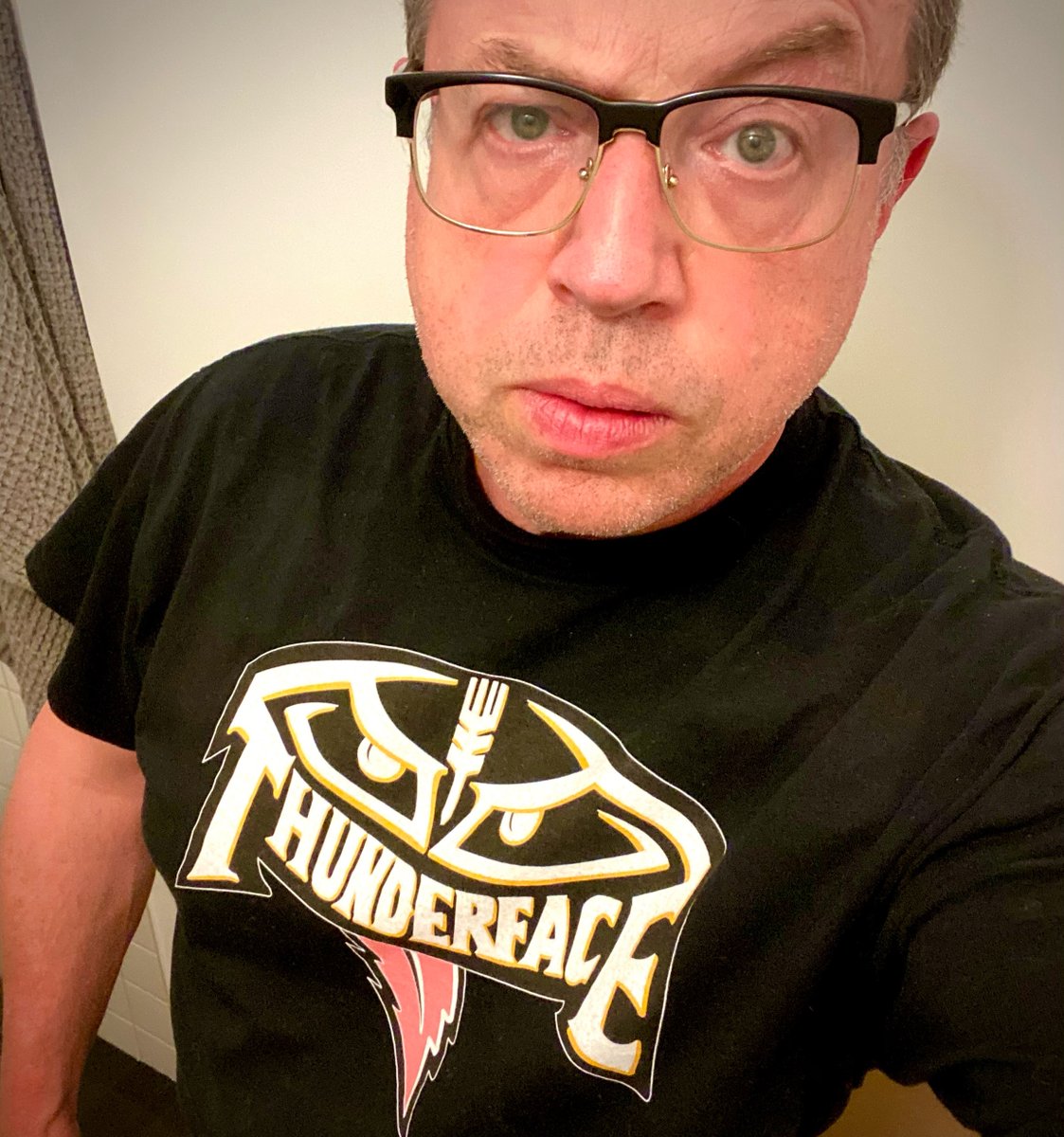 BrentButt's tweet photo. #THUNDERFACE forever!!! https://t.co/ImDRFiB0kr
