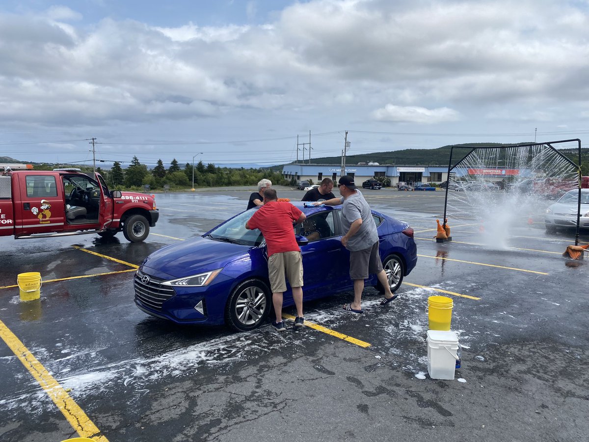 CarbonearVFD's tweet photo. Come on out to the TC Square in the @TownofCarbonear and get your car washed.  Thanks to all for your great support today! https://t.co/P8g55RDv32