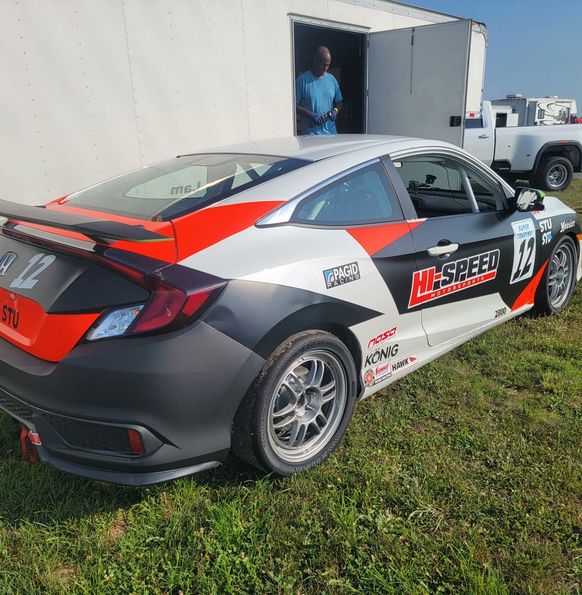 HiSpeedMsprts's tweet photo. Qualifying 1 is complete! Hugh Stewart and Christina Lam are getting ready for Q2 before the race this afternoon. https://t.co/apqXTJlC0s