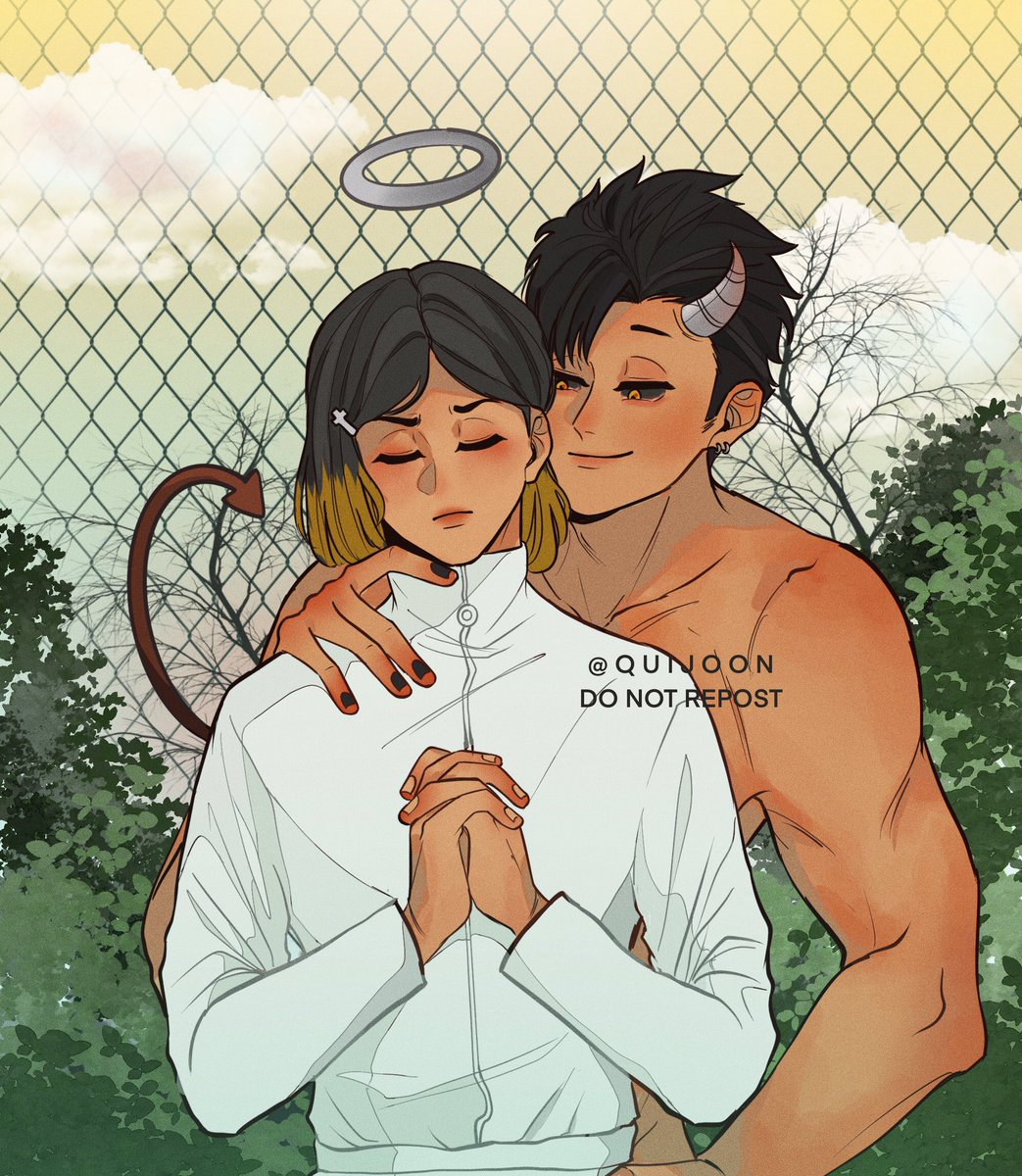 Angel & Demon AU pt1
#haikyuu #kuroken 