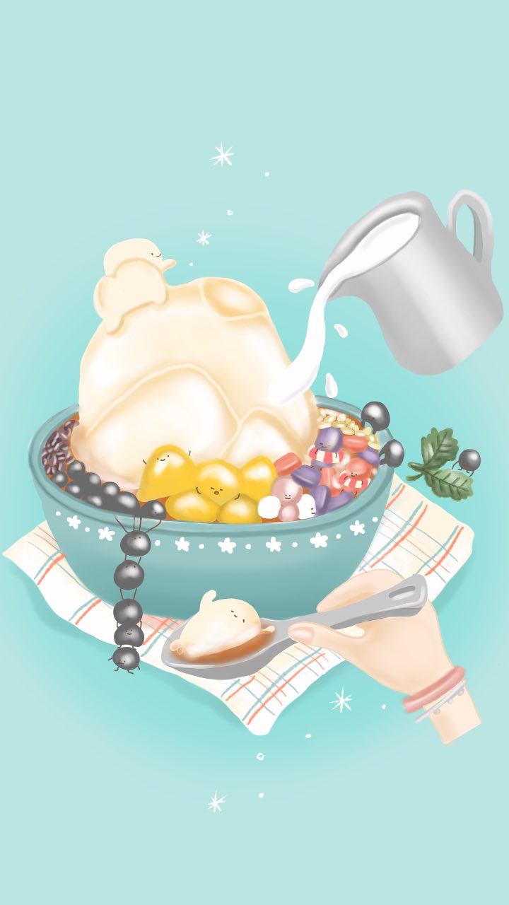 ほたるの世界 最近みんな豆花食べてるから食べたくなって描いてみた どうぞ召し上がれ 台湾 グルメ イラスト 壁紙 フリー 豆花 T Co Lt84ubcdbd Twitter