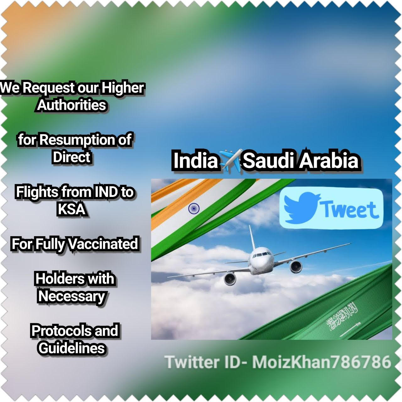 Saudi gazette news for international flights to india