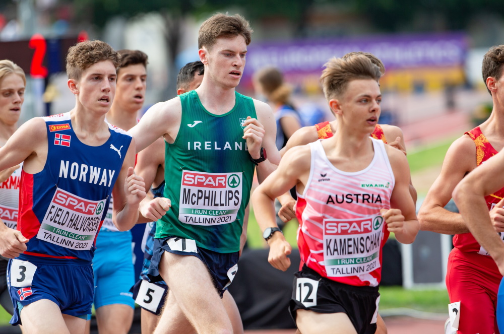 💥GOLD for Cian McPhillips (Longford AC) in the 1500m!!!🇮🇪🤩 WOW!!! ⏱️3:46.55 #Tallinn2021 #WhatADay