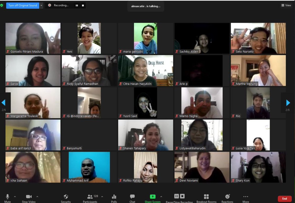 Terima kasih kaka-kaka, carita makanan dari hari sabtu sampe hari minggu :D terima kasih banyak..
Dan semua orang yang sudah bertahan sampai selesai acara... Terima kasih

<a href="/Arie_Kriting/">ARIE KRITING</a> @dickysenda <a href="/maulanarch/">maulana ibrahim</a> <a href="/almascatie/">almascatie</a>, Bang Charles Toto, <a href="/dapurtaraflores/">dapurtara</a>, Kaka Nita.