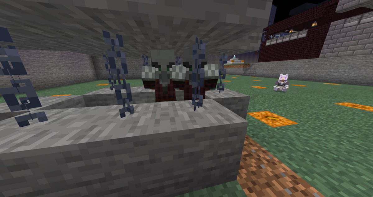 Memories回憶on Twitter 得到新成就 將掠奪者的武器用到爆掉囚禁起來 之後鐵人塔用 Minecraft 掠奪者 武器用爆 囚禁 鐵人塔準備