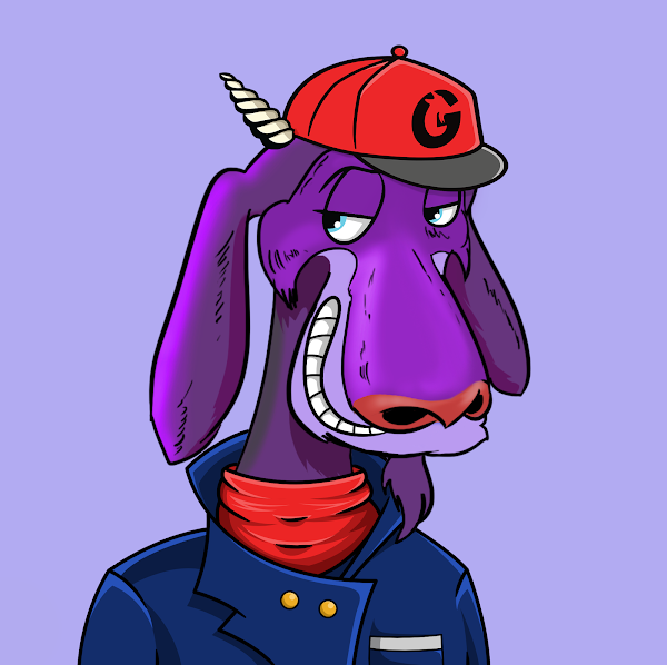 MaisonDeGOAT's tweet image. GOATz Community hit a major Milestone of 2500 unique holders! W/ The Forge on its way we will only continue to grow!

To Celebrate, we are Giving Away 4 Amazing GOATz incl. a Mythical GOAT! (ends 7/19 12pm PT)

To Enter:
1. Follow
2. Retweet
3. Reply with your favorite GOAT trait