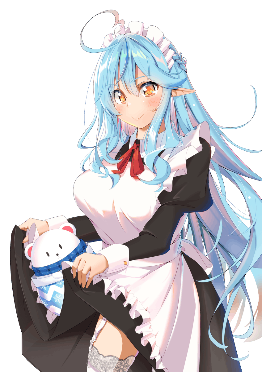 メイド服ラミィちゃん描きました Lamyart あわわ のイラスト メイド服ラミィちゃん描きました Lamyart あわわ のイラスト