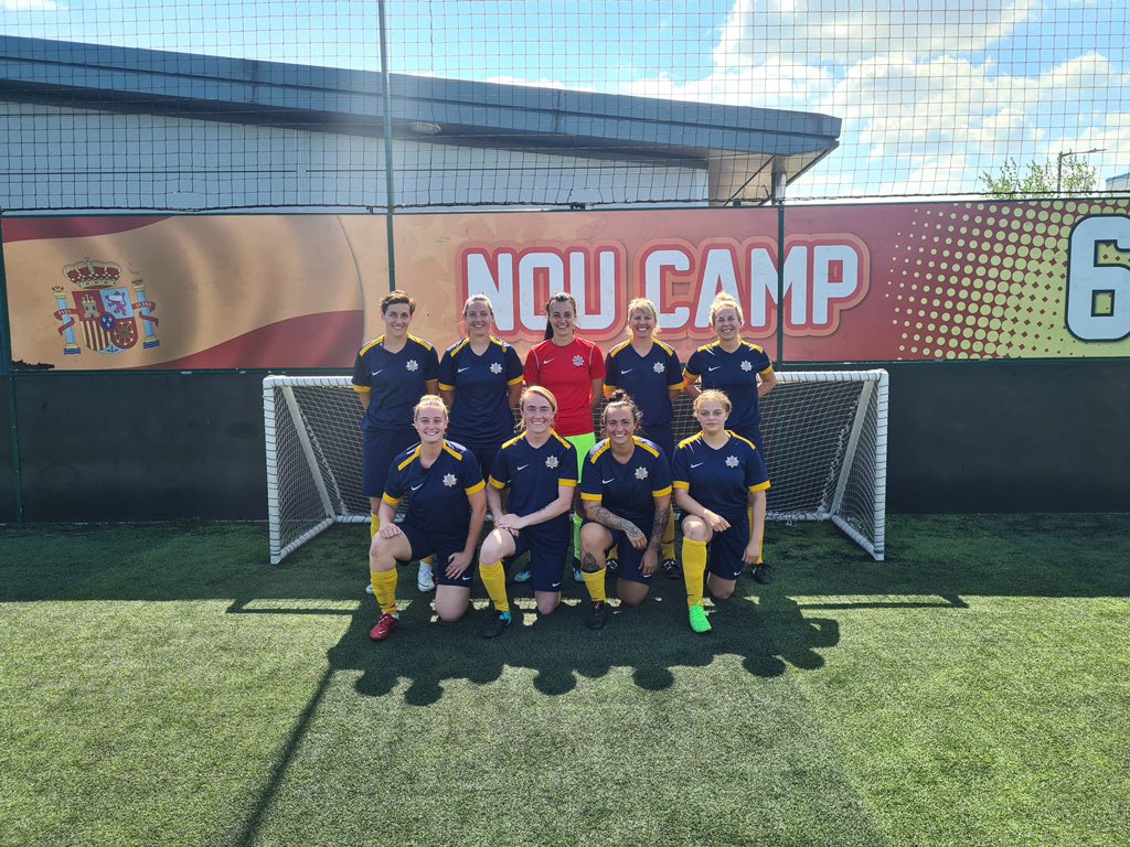 Congratulations to our women’s team who came Runners up in the first <a href="/ESFL20/">Emergency Services Football League</a> 5 aside tournament losing to the @RAFFootball <a href="/RAFfirefootball/">RAF Fire & Rescue Service FC</a> women’s team