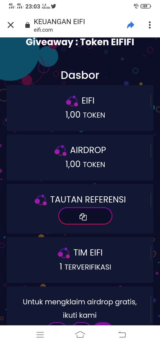 Clark95Dha's tweet photo. @EifiFinance Good projeckt

Sir claim airdrop 1 eifi

Address BEP 20
0x99749c408f7843B5B80E8B79165E0A060e2Efc7A

E mail
dhatha1995@gmail.com https://t.co/oUVdhpObnc