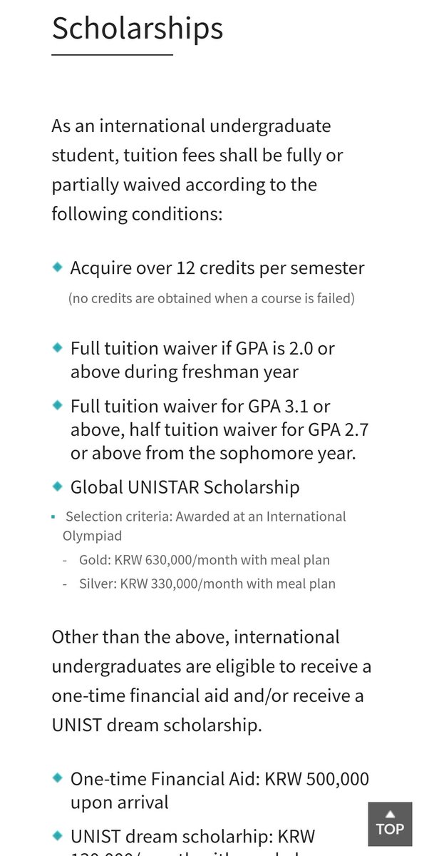 DrOlubamiji's tweet image. Full and partial scholarship opportunities for international undergraduate students at the Ulsan National Institute of Science and Technology, Korea.

Review admission guidelines and eligibility before applying.
admu-intl.unist.ac.kr/info/scholarsh…