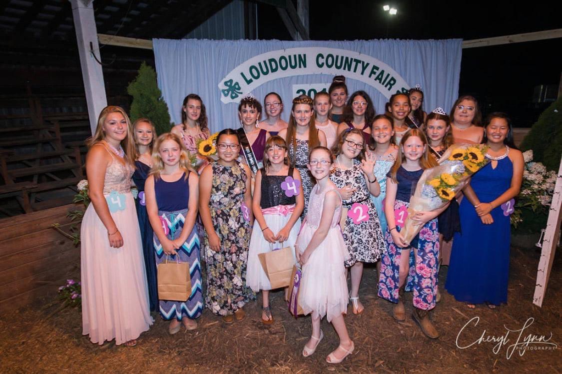 2021 Miss Loudoun County Fair Pageant happening tomorrow July 18th at 5:30 pm in the show barn on the Loudoun fair grounds. Event is free and open to the public. Pictured below are the contestants from 2019 #locofair