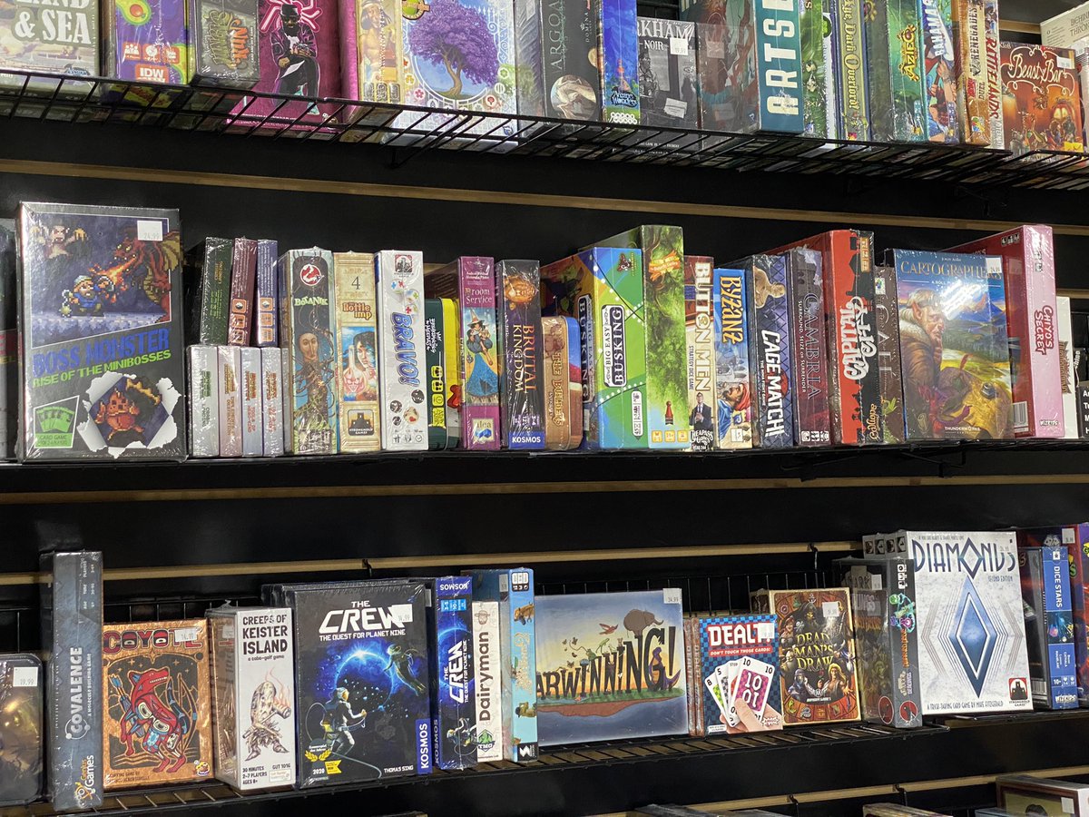 3rdeyegames's tweet photo. Love #smallboxgames like @ThamesAndKosmos #thecrew & more? We do too & have a huuuge section of them! #buythirdeyeordie π€π€π€ https://t.co/gxJbbK3cXN