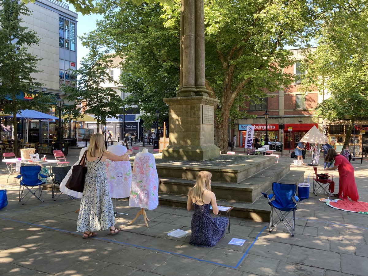 Hundreds of people enjoyed today’s #MakingAMark in #Preston - huge thanks to all who came, took part and helped make it the best yet, especially all the artists. 👏