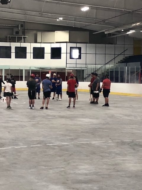 LacrosseNS's tweet photo. Lacrosse players back on the floor in Cape Breton!  It's been a long wait but thanks to @SportReliefFund and #CTJumpstart, the Cape Breton Warriors Club partnered with Lacrosse NS and we did it! A 5 week program for ages 6-18 and that's just a start. https://t.co/SUNJGUGaiQ