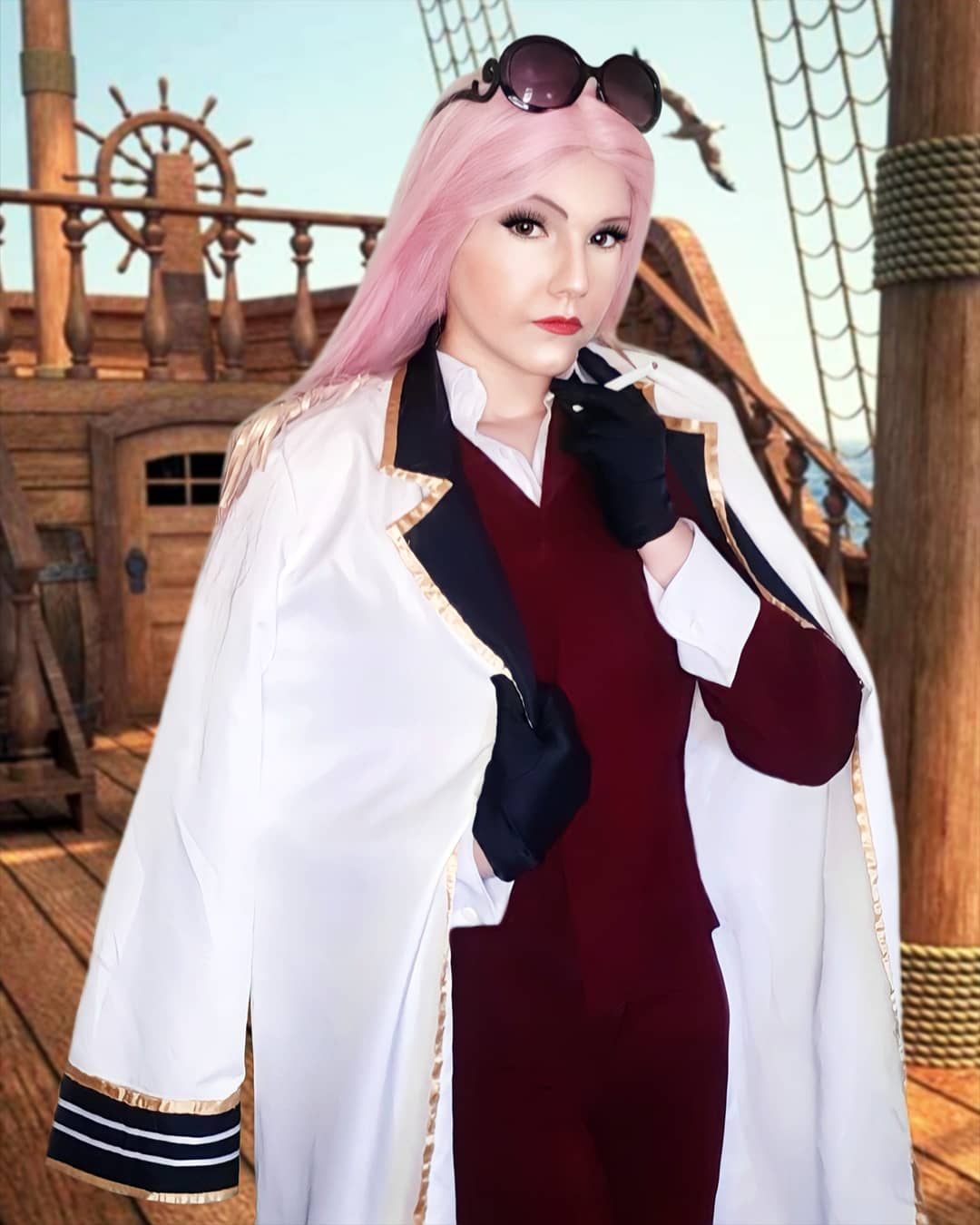 ONE PIECE ヒナ　コスプレ　フルセット ONE PIECE ワンピース 海軍 ヒナ 風 コスプレ衣装
