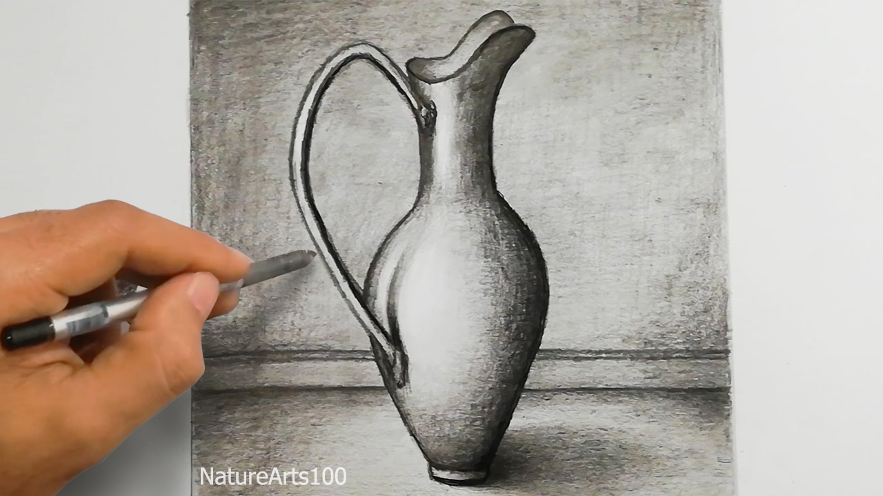 How to draw still life drawing - YouTube