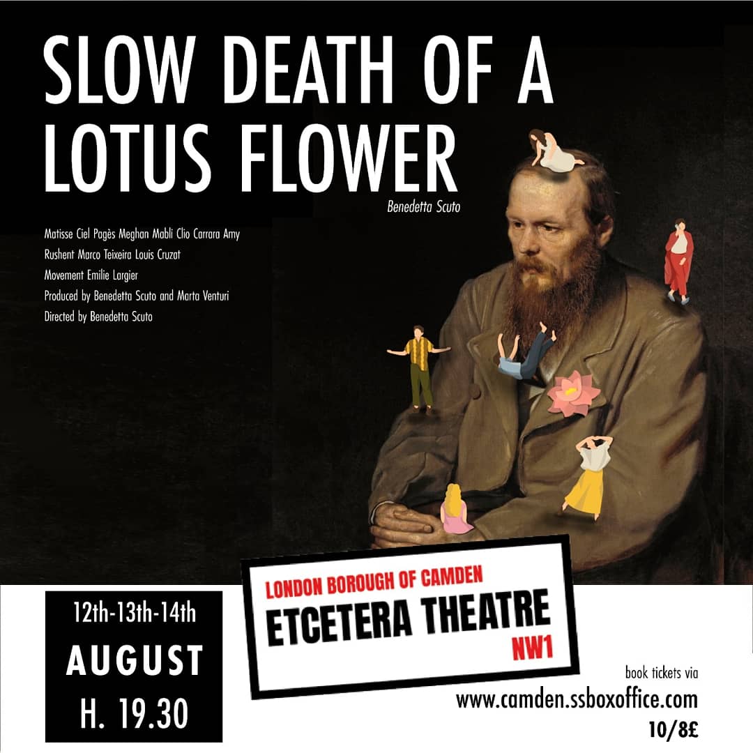 slow.death.of.a.lotus.flower (@slow_lotus) on Twitter photo The Lotus is ready to unfold its petals to London! Come and witness its splendor at the <a href="/EtceteraTheatre/">Etcetera Theatre</a> this August!
Don't miss it for anything in the world! Known and unknown!
camden.ssboxoffice.com/events/slow-de… The Lotus is ready to unfold its petals to London! Come and witness its splendor at the <a href="/EtceteraTheatre/">Etcetera Theatre</a> this August!
Don't miss it for anything in the world! Known and unknown!
camden.ssboxoffice.com/events/slow-de…