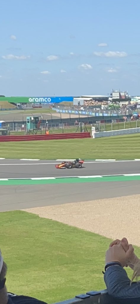 formulachloe8's tweet photo. Took a lovely panoramic shot of the track today…then I zoomed in on the car 😭 https://t.co/ZVgSL6kOAq