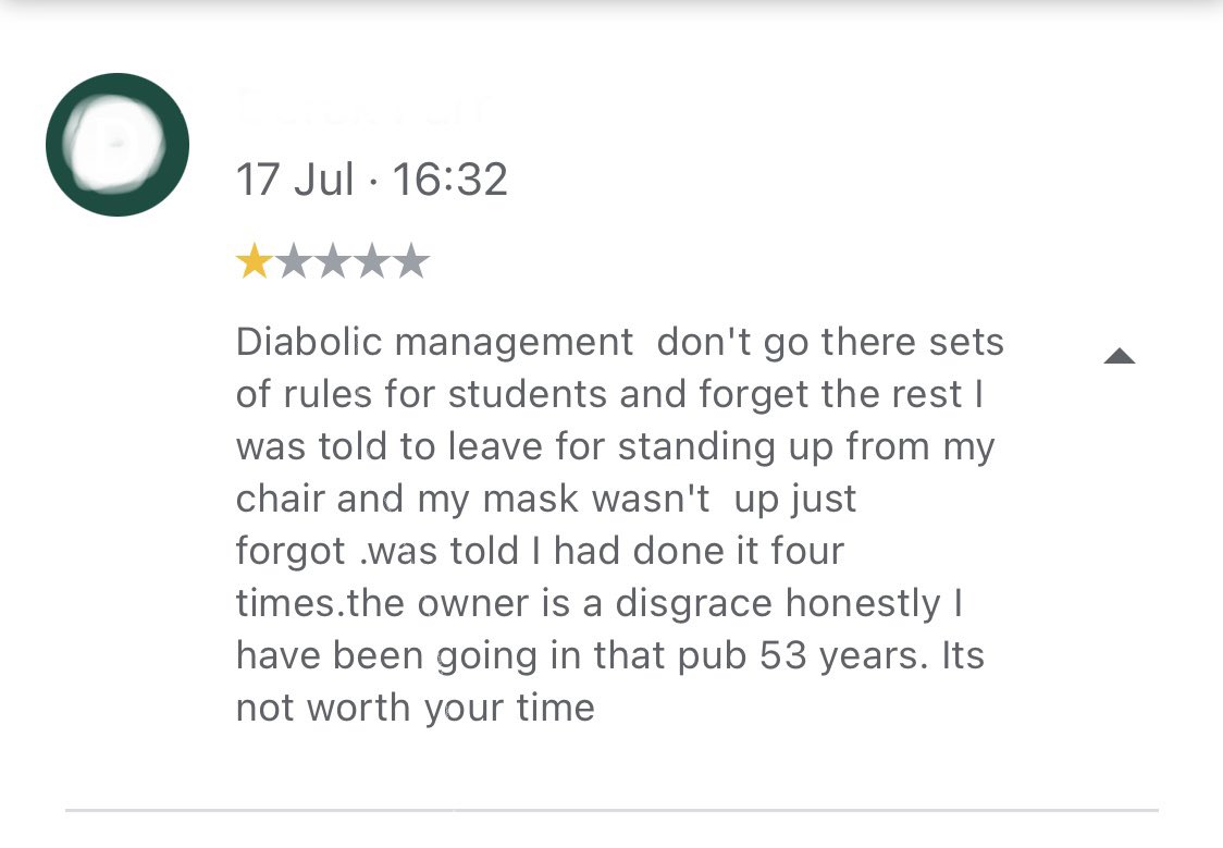Contrary to this review, the mask rule applies to everyone, and if we have to keep telling you, you will be asked to leave, especially if you're verbally abusive to our staff. They aren't our rules but if we don't enforce them we could be closed.
Don't be a d⭐ck, wear your mask