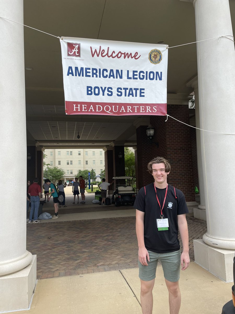 Holden was selected as a delegate to attend the joint 2020 and 2021 session of @alboysstate He had a wonderful time learning about government and service. He enjoyed serving as Mayor of Odom and made lifelong friends. There are just 23 days left until he leaves for Auburn.