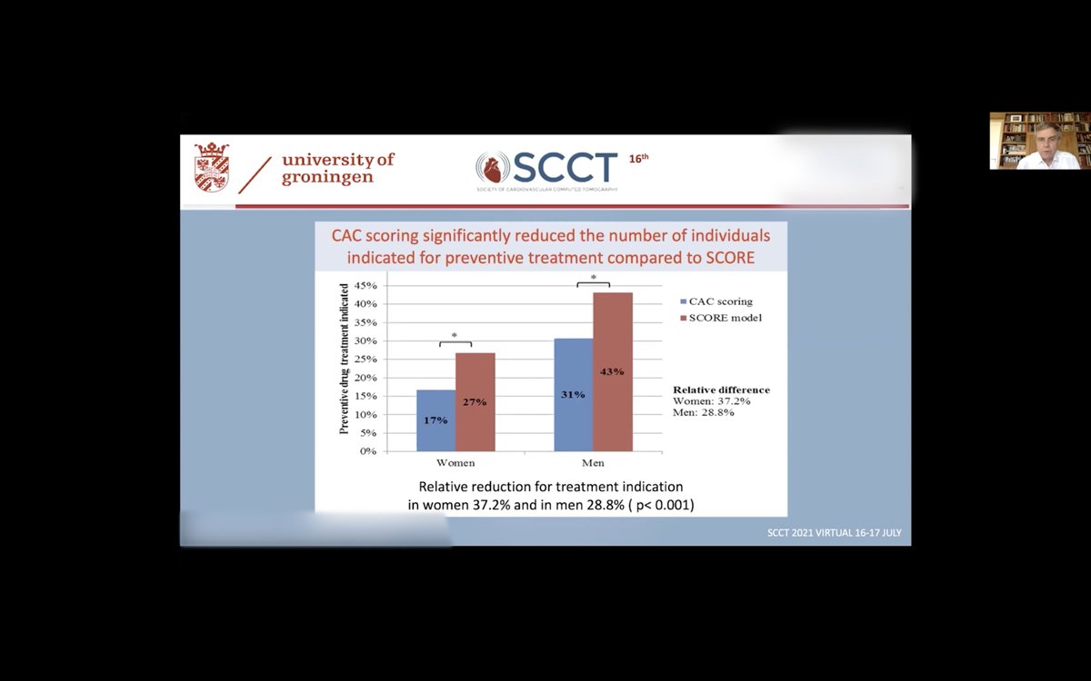 JWeirMcCall's tweet photo. Dr Oudkerk on the #ROBINSCA trial:
🟢Data supporting CACS in primary prevention is incredibly compelling
🔴No prospective RCTs
🟢28,000 now randomised CACS vs SOC
🟢CACS->REDUCED treatment in 30%
🟠But is this better targeted Tx? Hard endpoints coming soon https://t.co/E2wq9kODOI