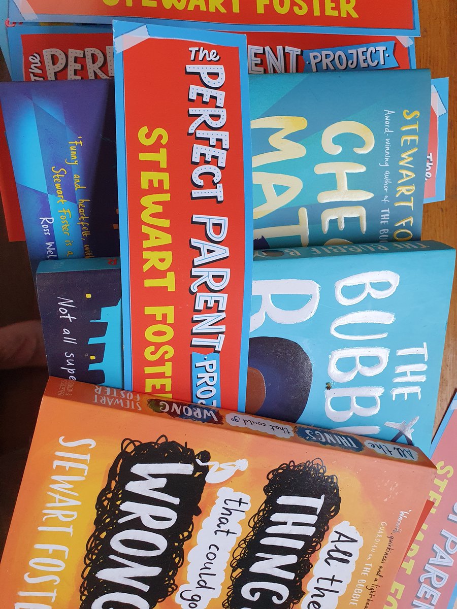 stewfoster1's tweet image. END OF YEAR GIVEAWAY

These are the copies I used in my school visits, on and off line (complete with my reading notes🙄)

Just like rt and stuff and I&apos;ll announce winner on Weds. After which, its twitter summer break for me