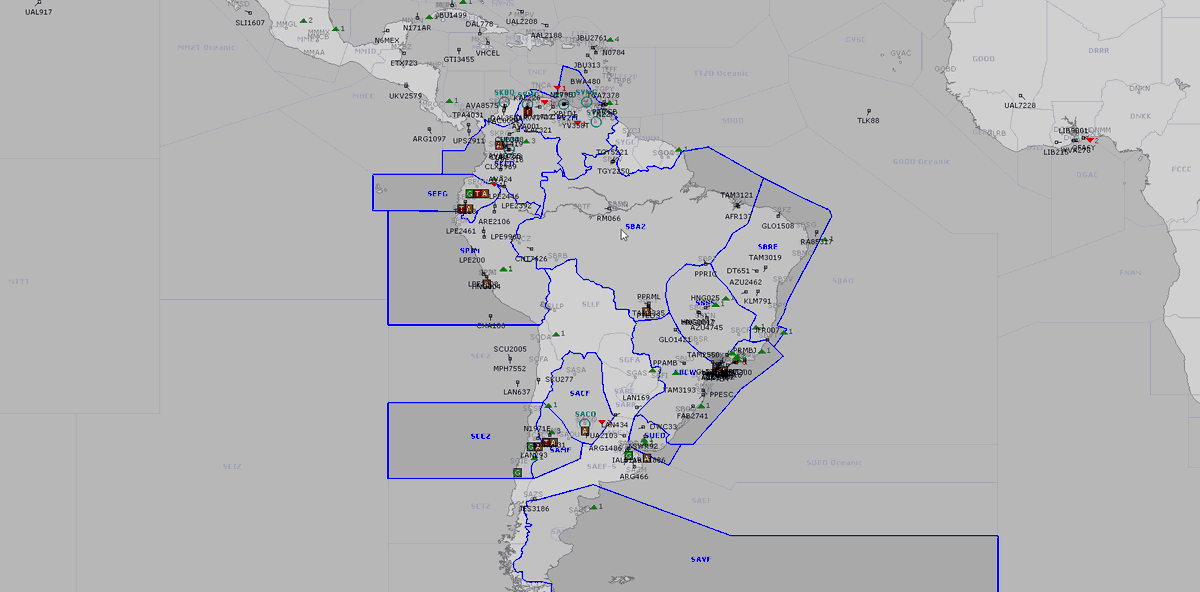 carl0ssv's tweet photo. Full Traffic on SVZM and all LATAM on @vatsur @vatsimve @vatsim https://t.co/HSBb6dHPzb
