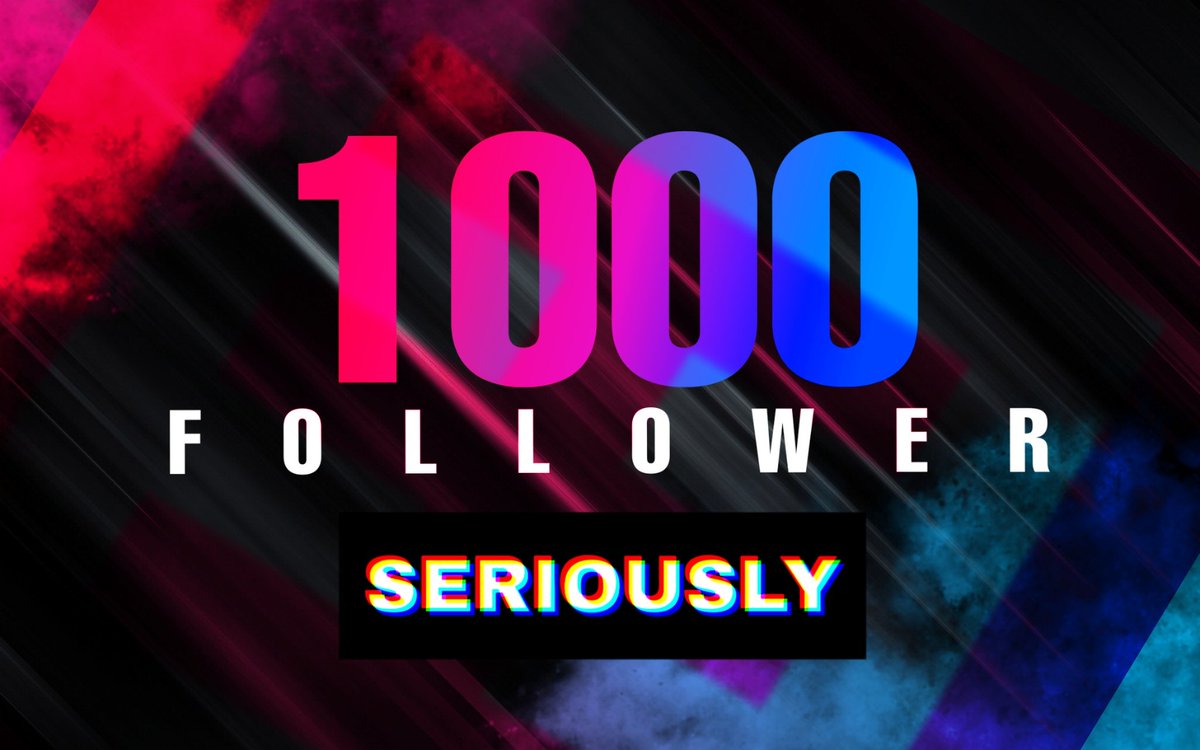 #OMG 

Oh man Leute, Ihr seid ja #verrückt 💢♥️
Endlich haben wir die 1000 #follower geknackt ! Ihr seid die beste #community die man sich wünschen kann 

#weloveyou #community #1000follower #1k #ThankYou #crazy #esports #gaming #seriously