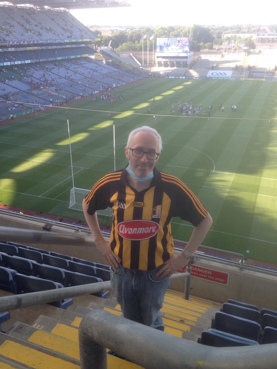 kirstyboy's tweet photo. Great to be back at a match! well done ⁦@westmeath_gaa⁩ on winning Joe McDonagh Cup, eagerly awaiting Leinster Final now! #KKDUB ⁦@KilkennyCLG⁩ https://t.co/Ix0ipS9LVd
