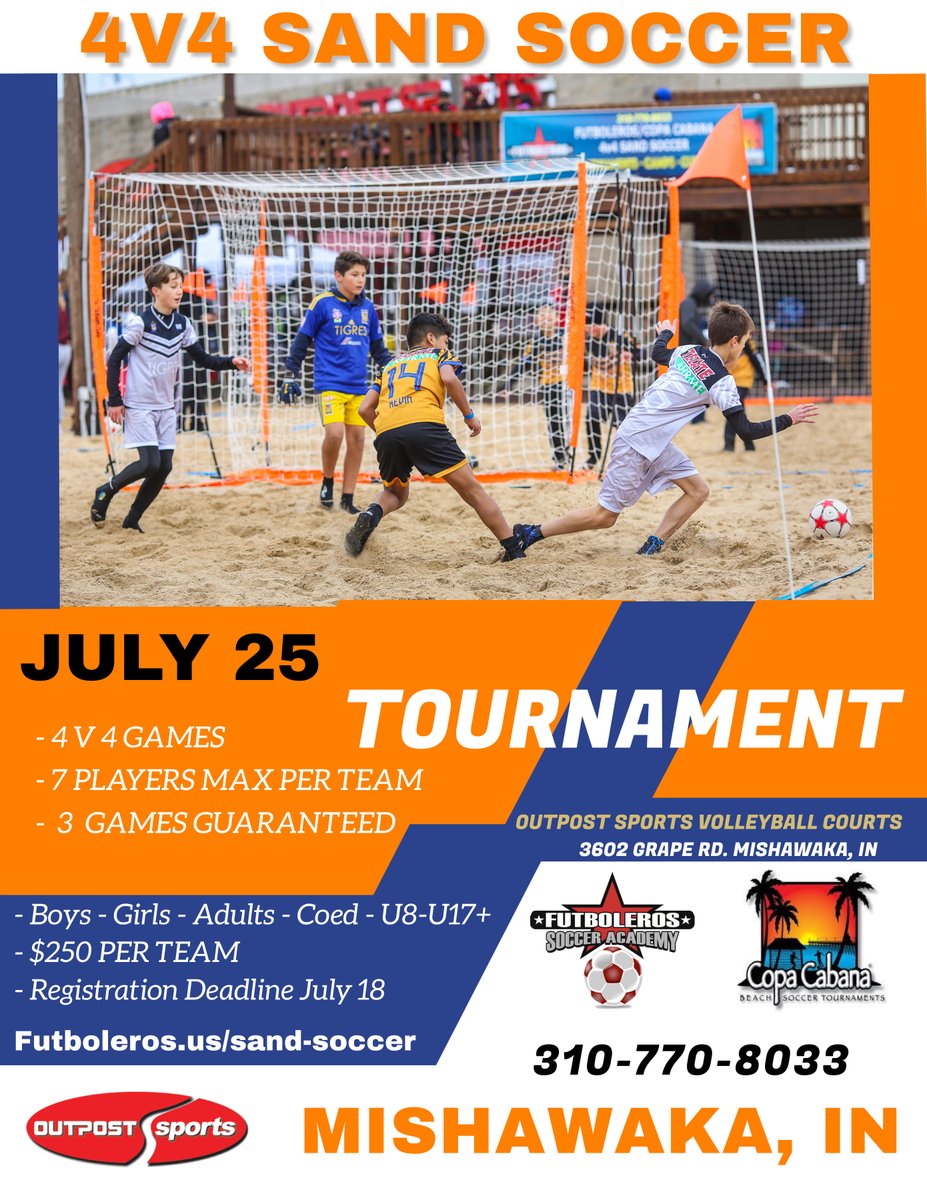 Jr Irish Soccer Club Looking For Some Fun In The Sand Futboleros Are Hosting A 4v4 Sand Tournament On 7 25 And Have Some Openings Click Here To Apply T Co Hvaqxchisf Need Jr Irish Soccer Club Looking For Some Fun In The Sand Futboleros Are Hosting A 4v4 Sand Tournament On 7 25 And Have Some Openings Click Here To Apply T Co Hvaqxchisf Need