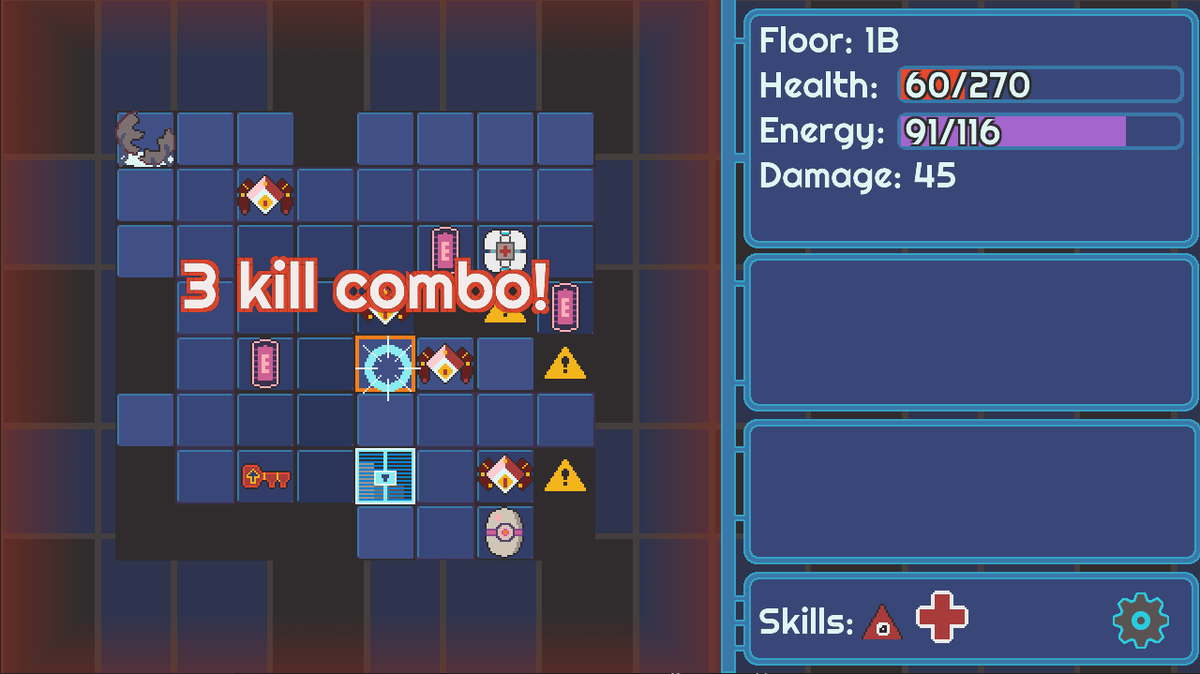 nightblade99's tweet photo. New version of #Oneons out today with some difficulty tweaks:
- Permanent upgrades (health, energy, damage) when you rescue Oneons
- Heal skill
Wishlist: https://t.co/zOlJmOJjsk
#IndieGame #IndieDev #GameDev #ScreenshotSaturday #PixelArt #Roguelite #Roguelike #MonoGame #SciFi https://t.co/HusARtUZBE